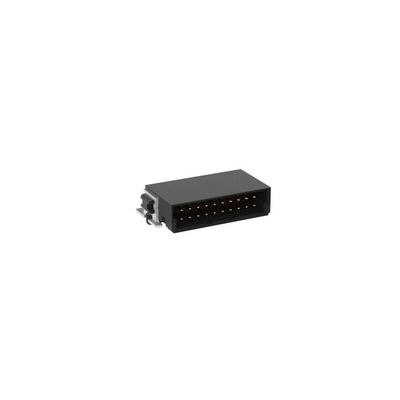 ERNI SMC Series Right Angle Surface Mount PCB Header, 20 Contact(s), 1.27mm Pitch, 2 Row(s)