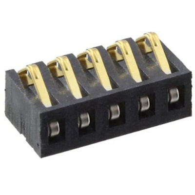 Samtec SIB Series PCB Header, 4 Contact(s), 2.54mm Pitch, 1 Row(s), Shrouded
