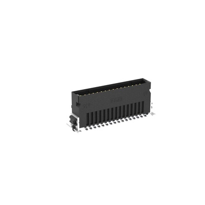 ERNI SMC Series Surface Mount PCB Header, 32 Contact(s), 1.27mm Pitch, 2 Row(s), Shrouded