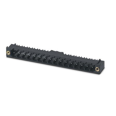 Phoenix Contact CC Series Straight PCB Header, 16 Contact(s), 5.08mm Pitch, 1 Row(s)