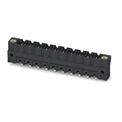 Phoenix Contact CCV Series Straight PCB Header, 10 Contact(s), 5mm Pitch, 1 Row(s)