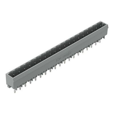 Wago 231 Series Straight PCB Mount PCB Header, 19 Contact(s), 5mm Pitch, 1 Row(s), Shrouded