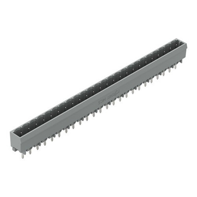 Wago 231 Series Straight PCB Mount PCB Header, 24 Contact(s), 5mm Pitch, 1 Row(s), Shrouded
