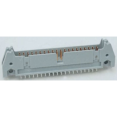 3M 3000 Series Straight Through Hole PCB Header, 16 Contact(s), 2.54mm Pitch, 2 Row(s), Shrouded