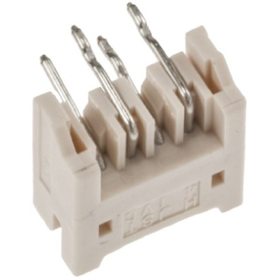 JST CZ Series Right Angle Through Hole PCB Header, 4 Contact(s), 1.5mm Pitch, Shrouded
