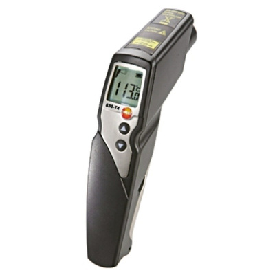testo 830-T4 Infrared Thermometer, Max Temperature +400°C, Centigrade With RS Calibration