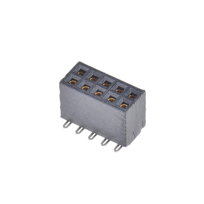 Samtec SFMC Series Straight Surface Mount PCB Socket, 10-Contact, 2-Row, 1.27mm Pitch, Solder Termination