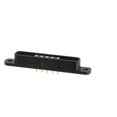 RS PRO Straight PCB Socket, 4-Contact, 1-Row, 2.54mm Pitch