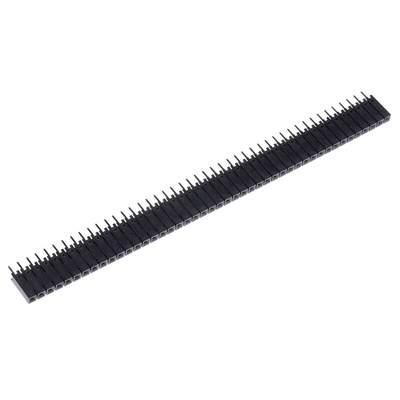 Stelvio Kontek MODUCOM Series Straight Through Hole Mount PCB Socket, 45-Contact, 1-Row, 2.54mm Pitch, Solder