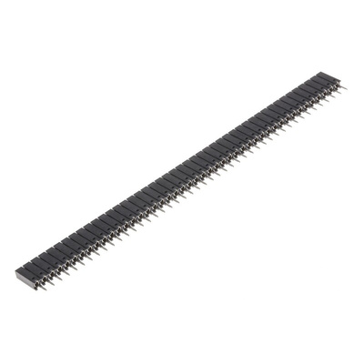 Stelvio Kontek MODUCOM Series Straight Through Hole Mount PCB Socket, 45-Contact, 1-Row, 2.54mm Pitch, Solder