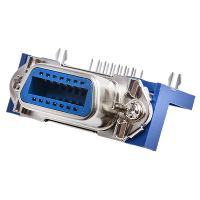 RS PRO Right Angle Through Hole Mount PCB Socket, 14-Contact, 2.16mm Pitch, Solder Termination