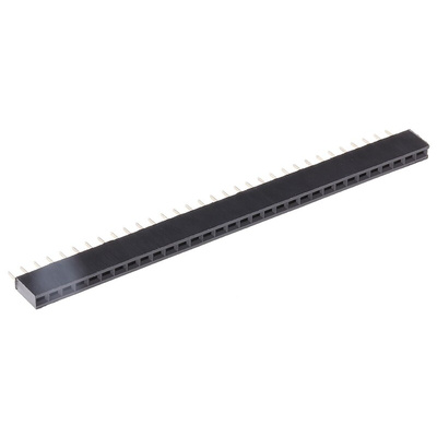 Winslow Straight Through Hole Mount Socket Strip, 32-Contact, 1-Row, 2.54mm Pitch, Solder Termination