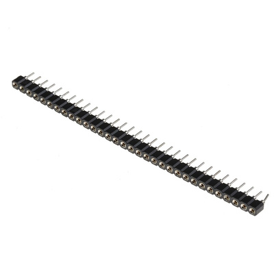 Winslow Straight Through Hole Mount Socket Strip, 32-Contact, 1-Row, 2.54mm Pitch, Solder Termination