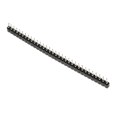 Winslow Straight Through Hole Mount Socket Strip, 32-Contact, 1-Row, 2.54mm Pitch, Solder Termination