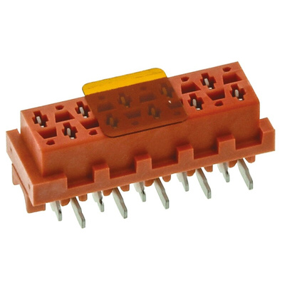 TE Connectivity Micro-MaTch Series Straight Surface Mount PCB Socket, 10-Contact, 2-Row, 1.27mm Pitch, Solder