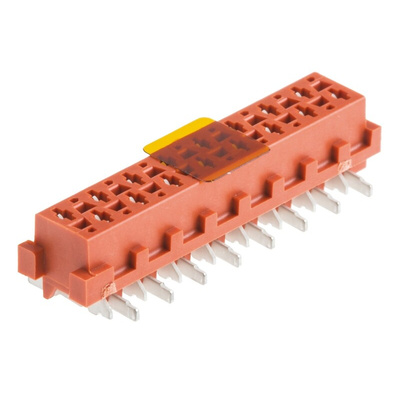 TE Connectivity Micro-MaTch Series Straight Surface Mount PCB Socket, 16-Contact, 2-Row, 1.27mm Pitch, Solder