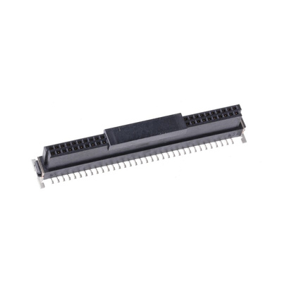 ERNI SMC Series Straight Surface Mount PCB Socket, 68-Contact, 2-Row, 1.27mm Pitch, Solder Termination
