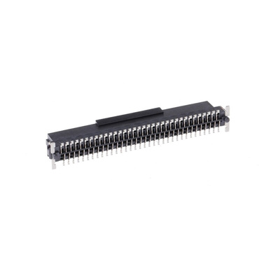 ERNI SMC Series Straight Surface Mount PCB Socket, 68-Contact, 2-Row, 1.27mm Pitch, Solder Termination