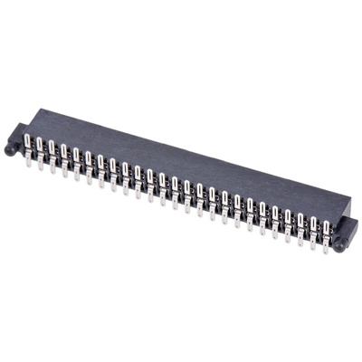 Samtec SFM Series Straight Surface Mount PCB Socket, 50-Contact, 2-Row, 1.27mm Pitch, Solder Termination