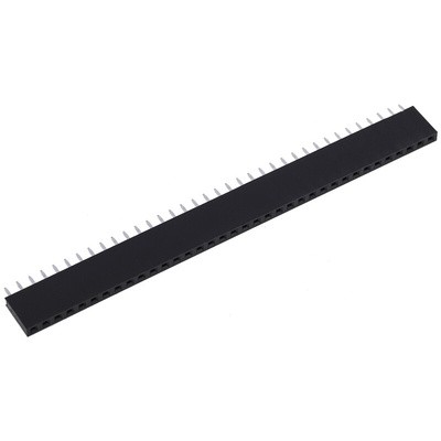 HARWIN Straight Through Hole Mount PCB Socket, 36-Contact, 1-Row, 2.54mm Pitch, Solder Termination