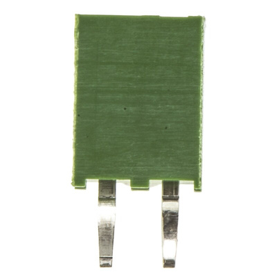 TE Connectivity AMPMODU HV100 Series Straight Through Hole Mount PCB Socket, 2-Contact, 1-Row, 2.54mm Pitch, Solder