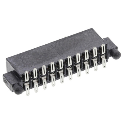 Samtec SFM Series Straight Surface Mount PCB Socket, 20-Contact, 2-Row, 1.27mm Pitch, Solder Termination