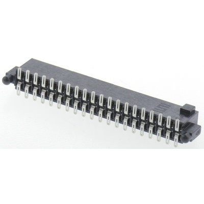 Samtec SFM Series Straight Surface Mount PCB Socket, 40-Contact, 2-Row, 1.27mm Pitch, Solder Termination