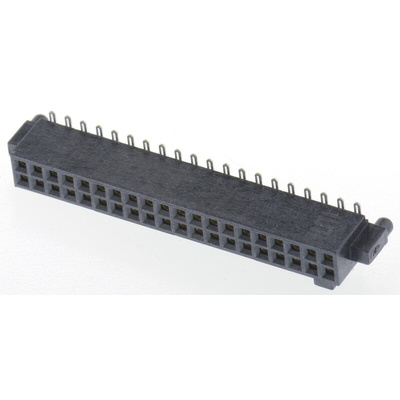 Samtec SFM Series Straight Surface Mount PCB Socket, 40-Contact, 2-Row, 1.27mm Pitch, Solder Termination