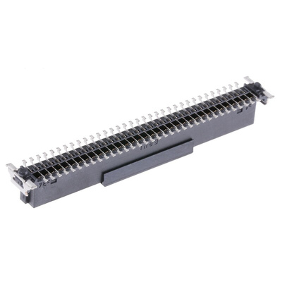 ERNI SMC Series Straight Surface Mount PCB Socket, 68-Contact, 2-Row, 1.27mm Pitch, Solder Termination