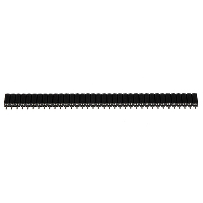 E-TEC Straight Through Hole Mount PCB Socket, 36-Contact, 1-Row, 2.54mm Pitch, Solder Termination