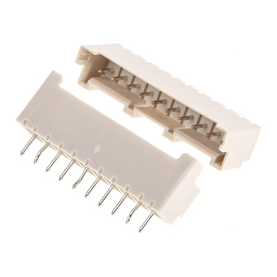 JST XA Series Straight Through Hole PCB Header, 10 Contact(s), 2.5mm Pitch, 1 Row(s), Shrouded