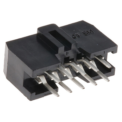 Hirose HIF3FB Series Straight Through Hole Mount PCB Socket, 10-Contact, 2-Row, 2.54mm Pitch, Solder Termination