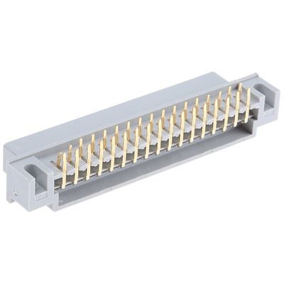 3M 5100 Series Right Angle Through Hole Mount PCB Socket, 34-Contact, 2-Row, 2.54mm Pitch, Solder Termination