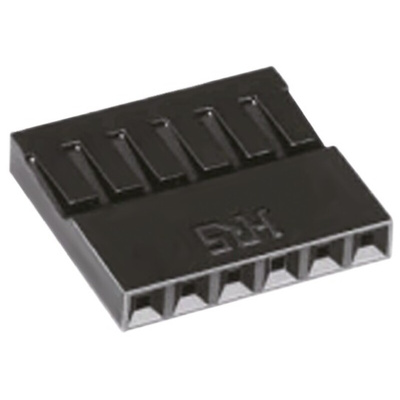 Hirose A2 Series 2.54mm Pitch 6 Way 1 Row Straight Crimp Pin Connector, Cable Mount, Crimp Termination