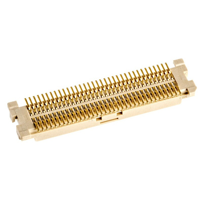 Molex SlimStack Series Straight Surface Mount PCB Socket, 70-Contact, 2-Row, 0.5mm Pitch, Solder Termination