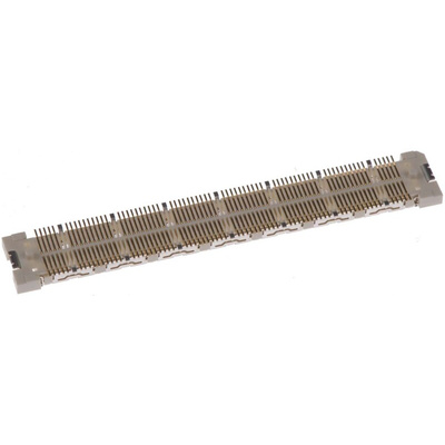 Hirose FX10 Series Straight Surface Mount PCB Socket, 140-Contact, 2-Row, 0.5mm Pitch, Solder Termination