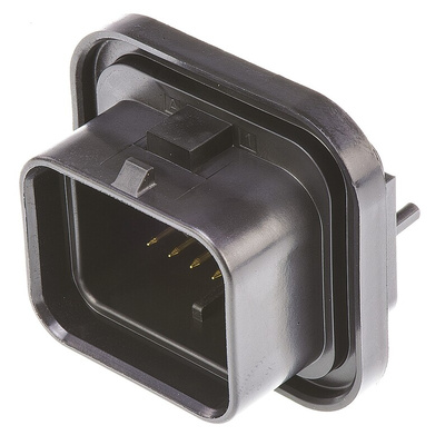 TE Connectivity SUPER SEAL Series Straight Through Hole Mount PCB Socket, 26-Contact, 4-Row, 3mm Pitch, Solder