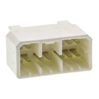 TE Connectivity MULTILOCK 070 Series Straight Through Hole Mount PCB Socket, 12-Contact, 2-Row, 3.5mm Pitch, Solder