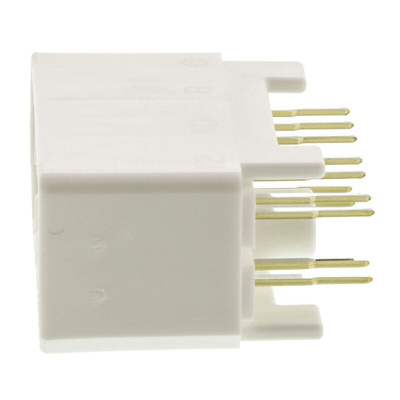 TE Connectivity MULTILOCK 070 Series Straight Through Hole Mount PCB Socket, 12-Contact, 2-Row, 3.5mm Pitch, Solder