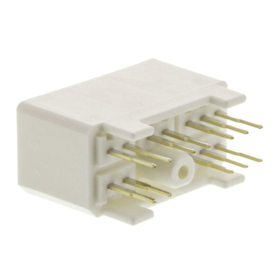 TE Connectivity MULTILOCK 070 Series Straight Through Hole Mount PCB Socket, 12-Contact, 2-Row, 3.5mm Pitch, Solder