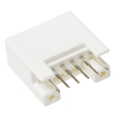 TE Connectivity MULTILOCK 070 Series Straight Through Hole Mount PCB Socket, 6-Contact, 1-Row, 3.5mm Pitch, Solder