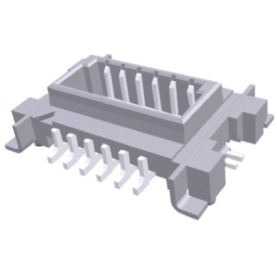 TE Connectivity Fine Stack Series Straight Surface Mount PCB Socket, 12-Contact, 2-Row, 0.8mm Pitch, Solder Termination