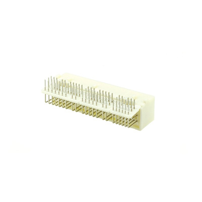 TE Connectivity MULTILOCK 040 III Series Right Angle Through Hole Mount PCB Socket, 72-Contact, 3-Row, Solder