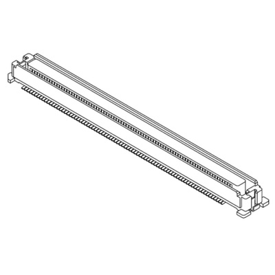 Molex SlimStack Series Straight Surface Mount PCB Socket, 40-Contact, 2-Row, 0.635mm Pitch, Solder Termination