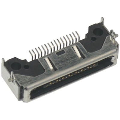 Hirose 35 Series Right Angle PCB Socket, 16-Contact, 1-Row, 0.8mm Pitch, Solder Termination