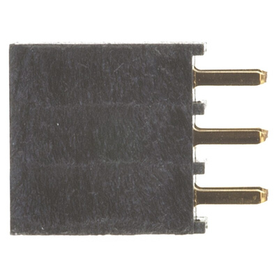 Samtec SSQ Series Straight Through Hole Mount PCB Socket, 6-Contact, 2-Row, 2.54mm Pitch, Solder Termination