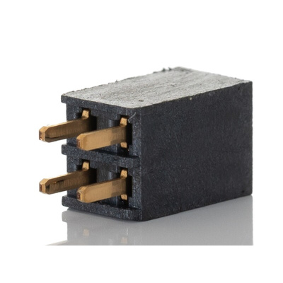 Samtec SSW Series Straight Through Hole Mount PCB Socket, 4-Contact, 2-Row, 2.54mm Pitch, Solder Termination