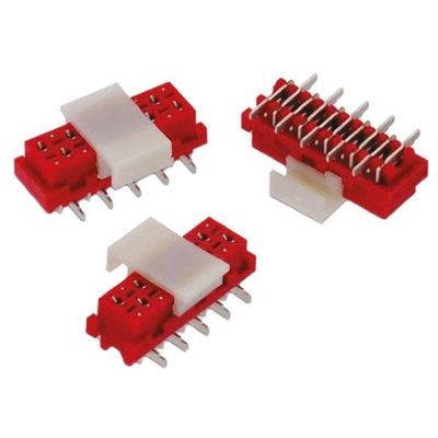 Wurth Elektronik 6903 Series Right Angle Surface Mount PCB Socket, 10-Contact, 2-Row, 1.27mm Pitch, Solder Termination