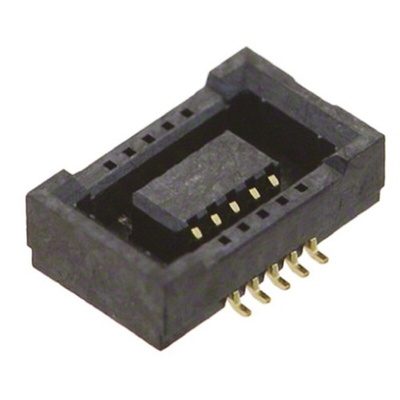 Hirose DF40 Series Straight Surface Mount PCB Socket, 10-Contact, 2-Row, 0.4mm Pitch, Solder Termination