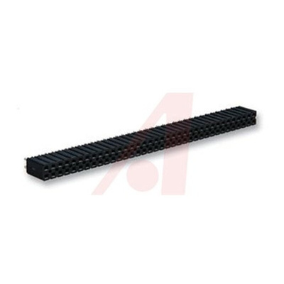 3M 929 Series Straight Through Hole Mount PCB Header, 72-Contact, 2-Row, 2.54mm Pitch, Solder Termination